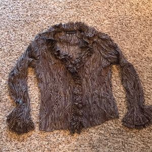 INC 100% silk blouse